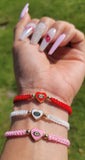 "Love My Vibe" Handmade Evil Eye Bracelet