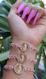 "I am" Handmade Virgin Mary Beaded Bracelet