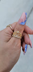 "Reina" 14K Gold Plated Ring