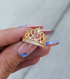 "Reina" 14K Gold Plated Ring