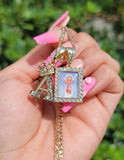 "Nino Dios" 14K Gold Plated Baby Jesus Necklace